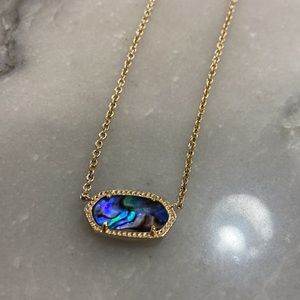 Kendra Scott. Gold Elisa in Abalone Shell.